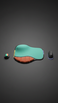 Ergonomic Mouse Pad With Anti-Fray Stitching