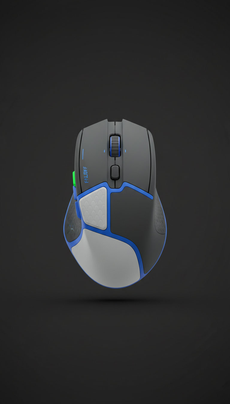 Ergonomic Mouse Pad With Microtexture Surface
